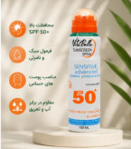 اسپری ضد افتاب ویتابلا SPF50 و 150 میل بدون ایجاد چربی و سنگینی روی پوست